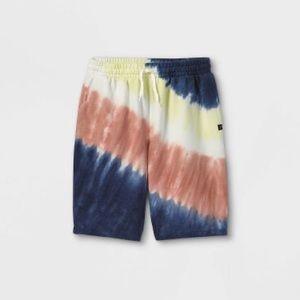 Boys Tie Dye Drawstring Shorts